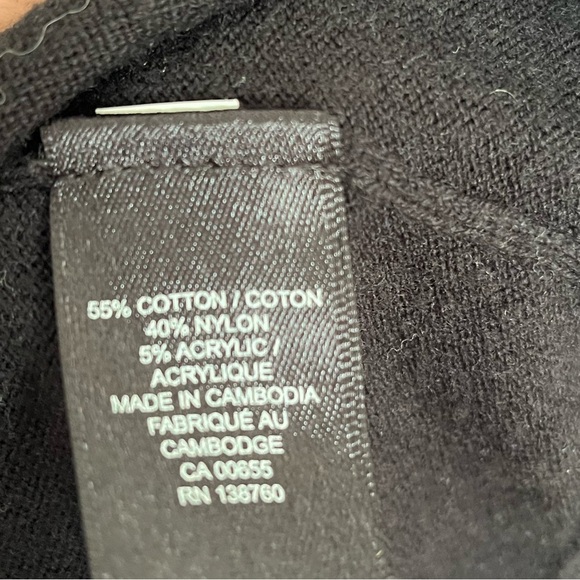 RW&CO Men's Black crewneck Sweater SIZE LARGE - Picture 3 of 5